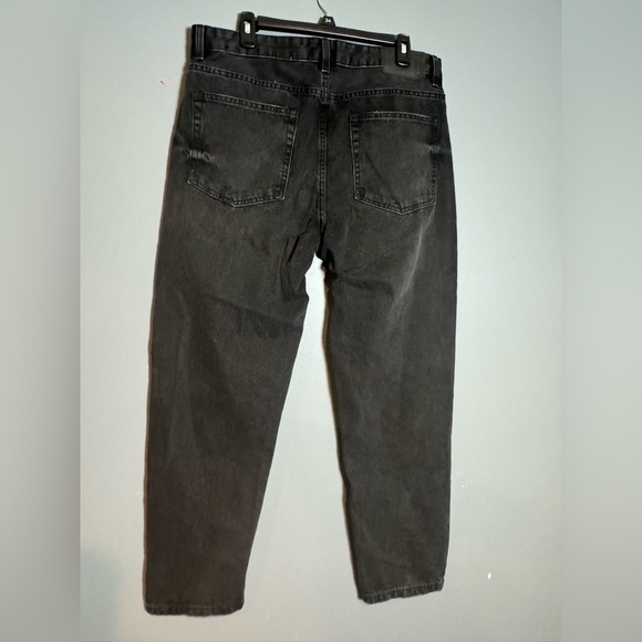 Bershka Black Flare Wide-Leg Jeans - Picture 8 of 11